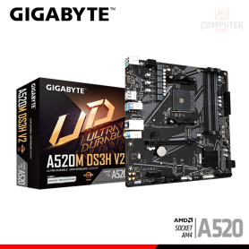 PLACA GIGABYTE A520M DS3H V2 M.ATX DDR4 AMD AM4 (PN:9MA52M3H2-00-G10)