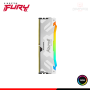 MEMORIA 32GB DDR5 KINGSTON FURY RENEGADE WHITE RGB INTEL XMP/AMD EXPO BUS 6400MHZ (PN:KF564C32RWA-32)