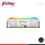 MEMORIA 32GB DDR5 KINGSTON FURY RENEGADE WHITE RGB INTEL XMP/AMD EXPO BUS 6400MHZ (PN:KF564C32RWA-32)