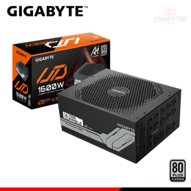 FUENTE DE PODER GIGABYTE ULTRADURABLE UD1600PM PG5 AI TOP 1600W 80 PLUS PLATINUM MODULAR (PN:GP-UD1600PM PG5)