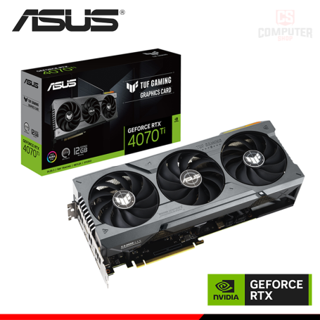 TARJETA DE VIDEO ASUS GEFORCE RTX 4070Ti 12GB GDDR6X 192BITS TUF GAMING