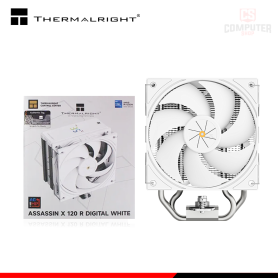 THERMALRIGHT ASSASSIN X 120 R DIGITAL WHITE COOLER CPU REFRIGERACION AIRE COMPATIBLE AMD/INTEL