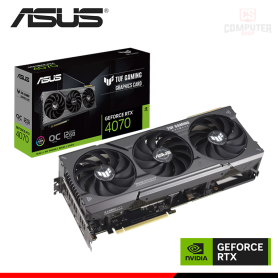 TARJETA DE VIDEO ASUS GEFORCE RTX 4070 12GB GDDR6X 192BITS TUF GAMING OC (PN:90YV0IZ0-M0AA00)