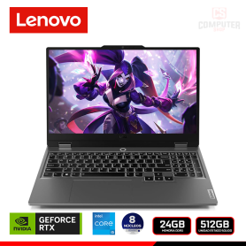 LAPTOP LENOVO LOQ 15IAX9/GEFORCE RTX 3050 6GB GDDR6/CI5-12450HX/15.6" FHD/24GB DDR5/SSD 512GB/SIN SISTEMA OPERATIVO