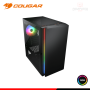 CASE COUGAR PURITY RGB BLACK SIN FUENTE VIDRIO TEMPLADO MINI TOWER