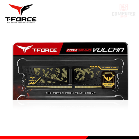 MEMORIA 16GB DDR4 T-FORCE VULCAN TUF GAMING ALLIANCE INTEL XMP BUS 3200MHZ (PN:TLTYD416G3200HC16FBK)