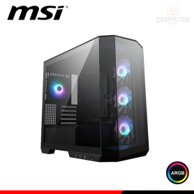 CASE MSI MAG PANO M100R PZ BLACK ARGB SIN FUENTE VIDRIO TEMPLADO MICRO - ATX TOWER