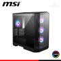 CASE MSI MAG PANO M100R PZ BLACK ARGB SIN FUENTE VIDRIO TEMPLADO MICRO - ATX TOWER