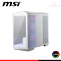 CASE MSI MAG PANO M100R PZ WHITE ARGB SIN FUENTE VIDRIO TEMPLADO MICRO - ATX TOWER