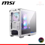 CASE MSI MAG PANO M100R PZ WHITE ARGB SIN FUENTE VIDRIO TEMPLADO MICRO - ATX TOWER