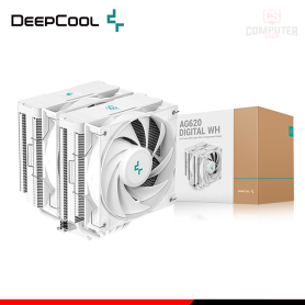 DEEPCOOL AG620 DIGITAL WH WHITE COOLER CPU REFRIGERACION AIRE COMPATIBLE AMD/INTEL (PN:R-AG620-WHNDMN-G-2)