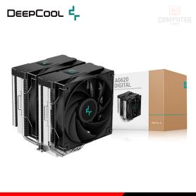 DEEPCOOL AG620 DIGITAL BLACK COOLER CPU REFRIGERACION AIRE COMPATIBLE AMD/INTEL (PN:R-AG620-BKNDMN-G-1)