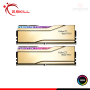 MEMORIA 96GB (48GBx2) DDR5 G.SKILL TRIDENT Z5 ROYAL NEO GOLD RGB AMD EXPO BUS 6000MHZ (PN:F5-6000J2836F48GX2-TR5NG)