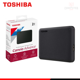 DISCO DURO EXTERNO 2TB TOSHIBA CANVIO ADVANCE BLACK FORMATO 2.5" USB 3.0 (PN:HDTCA20XK3AA)