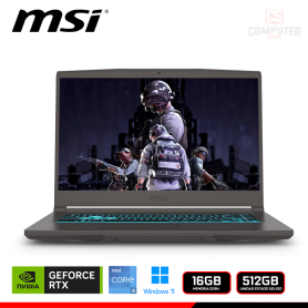 LAPTOP MSI THIN 15 B13UC/GEFORCE RTX 3050 4GB GDDR6/CI5-13420H/15.6" FHD/16GB DDR4/SSD 512GB/WINDOWS 11