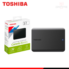 DISCO DURO EXTERNO 1TB TOSHIBA CANVIO BASICS BLACK FORMATO 2.5" USB 3.0 (PN:HDTB510XK3AA)