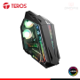 CASE TEROS TE-1314G BLACK ARGB SIN FUENTE VIDRIO TEMPLADO MID TOWER