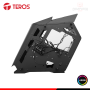 CASE TEROS TE-1314G BLACK ARGB SIN FUENTE VIDRIO TEMPLADO MID TOWER