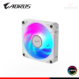 COOLER PARA CASE AORUS EZ CHAIN FAN 120 ICE WHITE ARGB 120MM (PN:GP-ECFAN1201 ICE)
