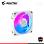 COOLER PARA CASE AORUS EZ CHAIN FAN 120 ICE WHITE ARGB 120MM (PN:GP-ECFAN1201 ICE)