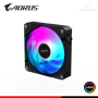 COOLER PARA CASE AORUS EZ CHAIN FAN 120 BLACK ARGB 120MM (PN:GP-ECFAN1201)