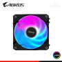 COOLER PARA CASE AORUS EZ CHAIN FAN 120 BLACK ARGB 120MM (PN:GP-ECFAN1201)