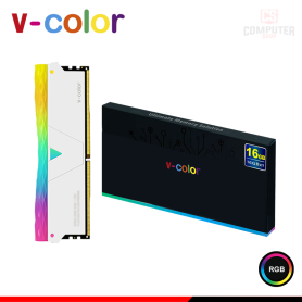 MEMORIA RAM V-COLOR 16GB PRISM PRO 3200MHZ RGB JET DDR4 WHITE E6PRWWS
