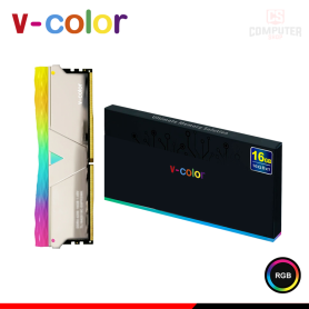 MEMORIA RAM V-COLOR 16GB PRISM PRO 3200MHZ RGB JET DDR4 SILVER E6PRSWS