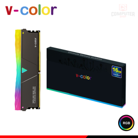 MEMORIA RAM V-COLOR 16GB PRISM PRO 3200MHZ RGB JET DDR4 BLACK E6PRKWS