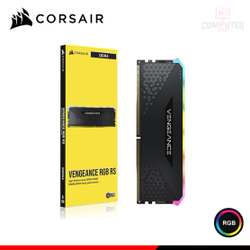 MEMORIA 8GB DDR4 CORSAIR VENGEANCE RGB BLACK INTEL XMP/AMD EXPO BUS 3200MHZ (PN:CMG8GX4M1E3200C16)