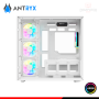 CASE ANTRYX FX800 INFINITY WHITE ARGB SIN FUENTE VIDRIO TEMPLADO MID TOWER