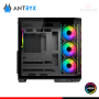 CASE ANTRYX FX800 INFINITY BLACK ARGB SIN FUENTE VIDRIO TEMPLADO MID TOWER