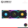 COOLER PARA CASE LIAN LI UNI FAN SL V3 BLACK ARGB LCD WIRELESS 120MM PACKx3 CON CONTROLADOR (PN:12SLLCD1W3B)