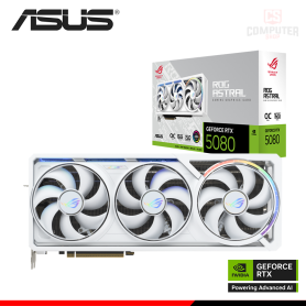 TARJETA GRAFICA ASUS ROG ASTRAL RTX 5080 16GB GDDR7 OC (90YV0LV4-M0AA00)