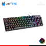 KIT ANTRYX GC-3100 BLACK RGB TECLADO MECANICO SWITCH RED USB + MOUSE WIRED USB (PN:AGC-3100KRE-SP)