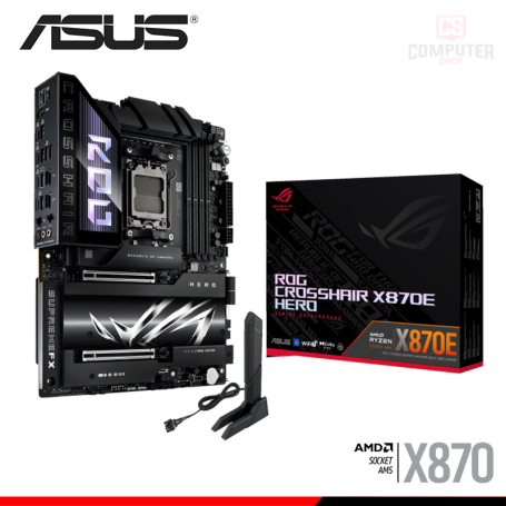PLACA ASUS ROG CROSSHAIR X870E HERO ATX DDR5 AMD AM5 (PN:90MB1IE0-MVAAY0)