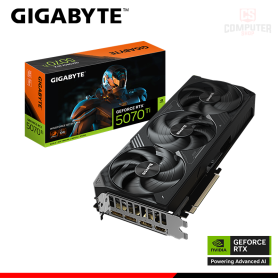 TARJETA DE VIDEO GIGABYTE GEFORCE RTX 5070 Ti 16GB GDDR7 256BITS WINDFORCE OC SFF