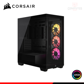 CASE CORSAIR 3500X ARGB BLACK SIN FUENTE VIDRIO TEMPLADO MID TOWER (PN:CC-9011278-WW)