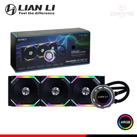 REFRIGERACION LIQUIDA LIAN LI GALAHAD 360 AIO UNI FAN SL BLACK ARGB COMPATIBLE AMD/INTEL (PN:GA-360SLB BLACK)