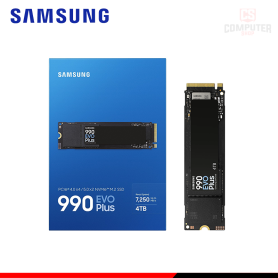 Samsung 990 EVO Plus SSD 4TB, PCIe Gen 4x4 | Gen 5x2 M.2, Speeds Up-to 7,250 MB/s, Upgrade Storage for PC/Laptops