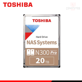 DISCO DURO TOSHIBA N300 PRO NAS 20TB(HDWG62AXZSTB)