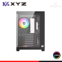 CASE XYZ TESSERACT X 50 ARGB BLACK SIN FUENTE VIDRIO TEMPLADO FULL TOWER (PN:X-GS-TESSERACTX50-B)