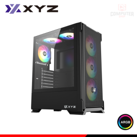 CASE XYZ AIRONE 300 X MESH ARGB BLACK SIN FUENTE VIDRIO TEMPLADO FULL TOWER (PN:X-GS-AIRONE3XM-B)