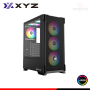 CASE XYZ AIRONE 300 X MESH ARGB BLACK SIN FUENTE VIDRIO TEMPLADO FULL TOWER (PN:X-GS-AIRONE3XM-B)