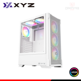 CASE XYZ AIRONE 300 X MESH ARGB WHITE SIN FUENTE VIDRIO TEMPLADO FULL TOWER (PN:X-GS-AIRONE3XM-W)