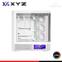 CASE XYZ QUANTUM PRO ARGB WHITE SIN FUENTE VIDRIO TEMPLADO CURVO FULL TOWER (PN:X-GS-QUANTUMPRO-W)
