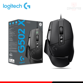 MOUSE LOGITECH G G502 X HERO BLACK DPI 25,600 CONECTIVIDAD USB (PN:910-006137)
