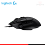 MOUSE LOGITECH G G502 X HERO BLACK DPI 25,600 CONECTIVIDAD USB (PN:910-006137)