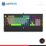 TECLADO ANTRYX MK ZIGRA EVO BLACK GRAY MECANICO BLUE SWITCH WIRED USB (PN:AMK-900KBL-SP)