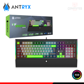 TECLADO ANTRYX MK ZIGRA EVO BLACK GRAY MECANICO BLUE SWITCH WIRED USB (PN:AMK-900KBL-SP)